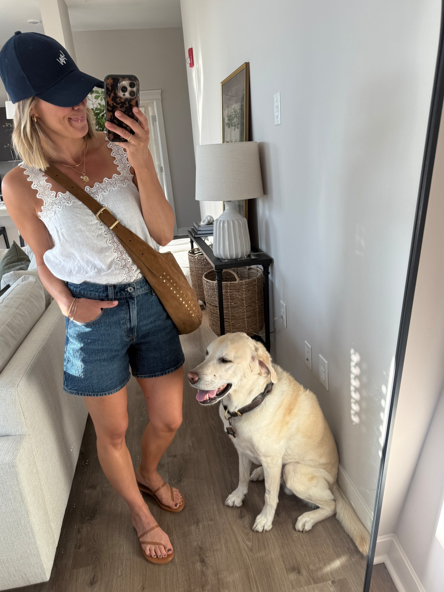 Wearing XS tank, 26 jean shorts, sandals tts

#LTKFindsUnder50 #LTKStyleTip #LTKFindsUnder100