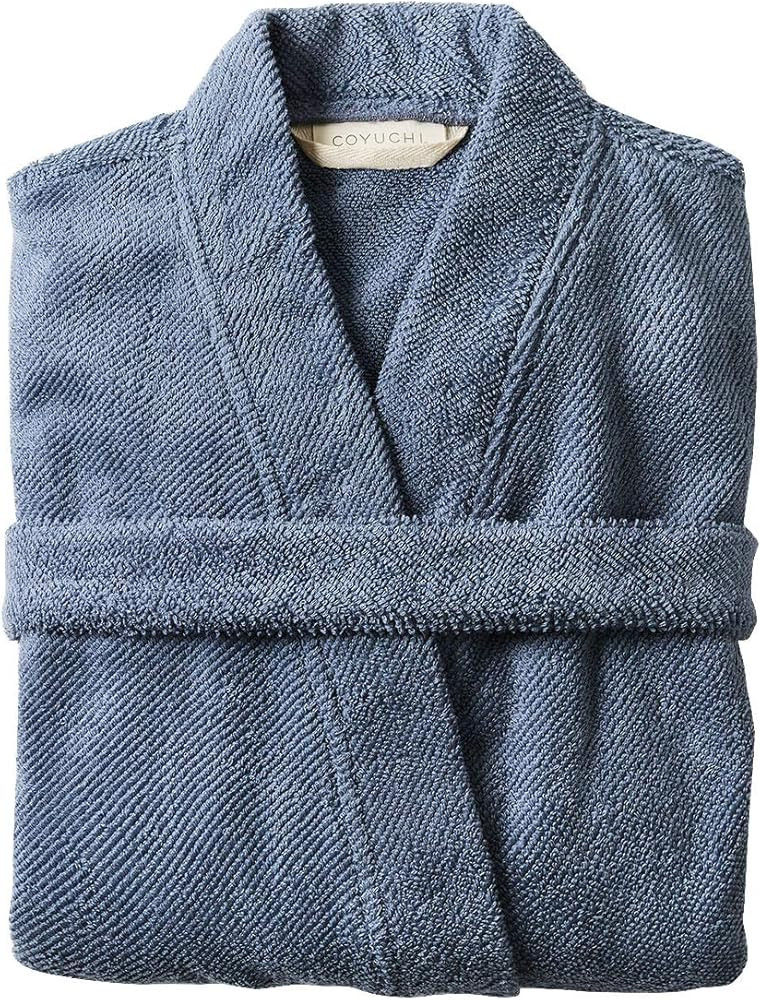 Coyuchi Unisex Air Weight Robe - 100% Organic Cotton Relaxed Bathrobe | Amazon (US)