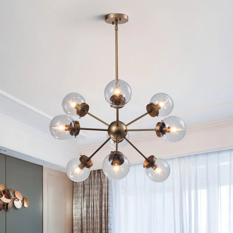Fairley 9 - Light Dimmable Sputnik Sphere Chandelier | Wayfair North America