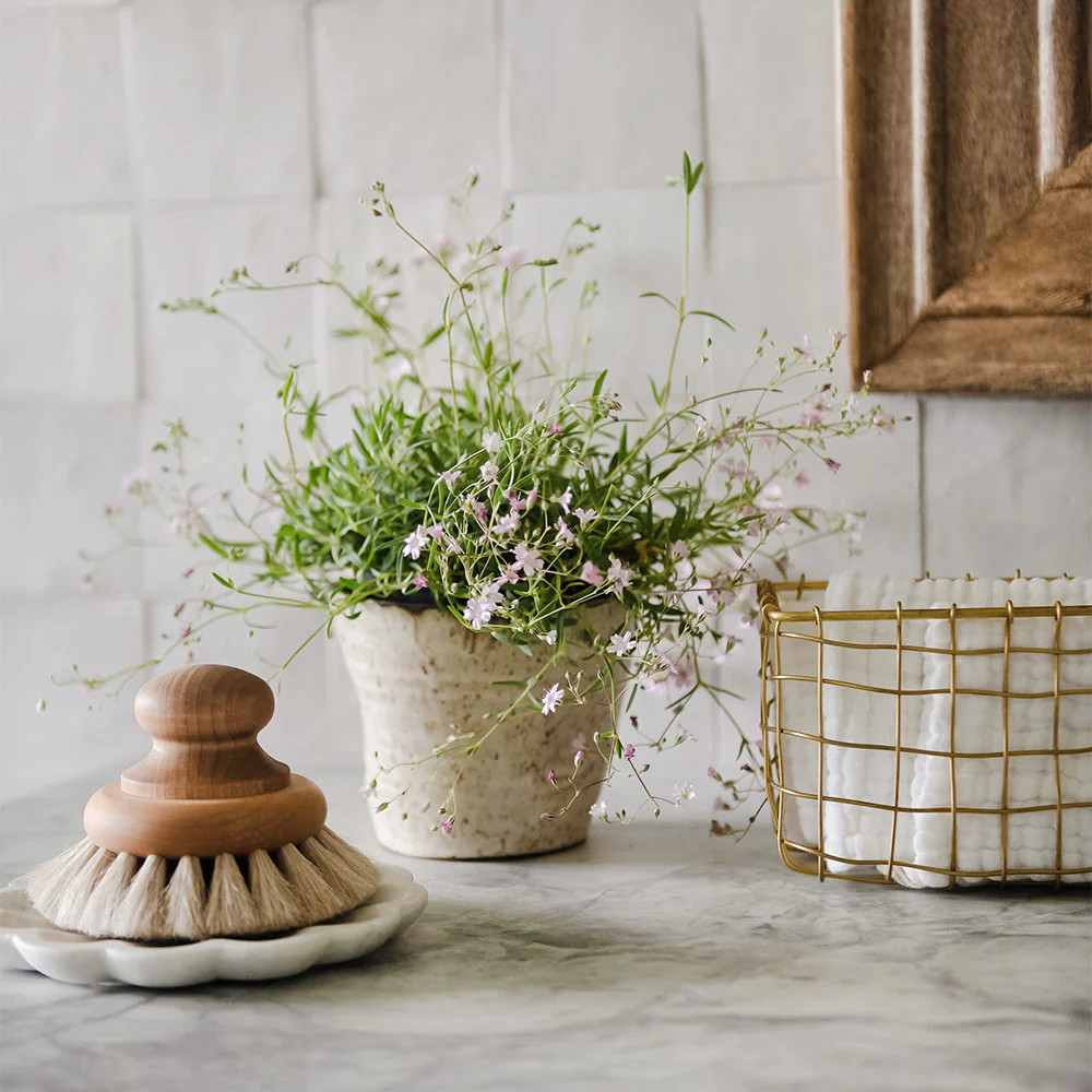 Round Bath Brush | Roan Iris