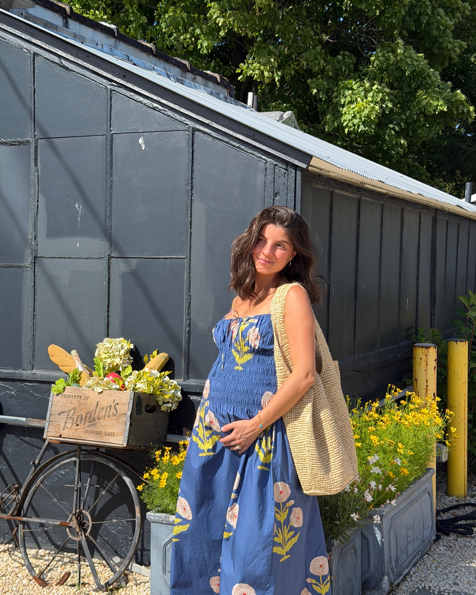 sundresses all summer long 🌼 @jcrew #jcrewpartner

wearing small, petite at 27 weeks 
select colors on sale for 50% off!

#LTKootd #LTKBump #LTKSaleAlert