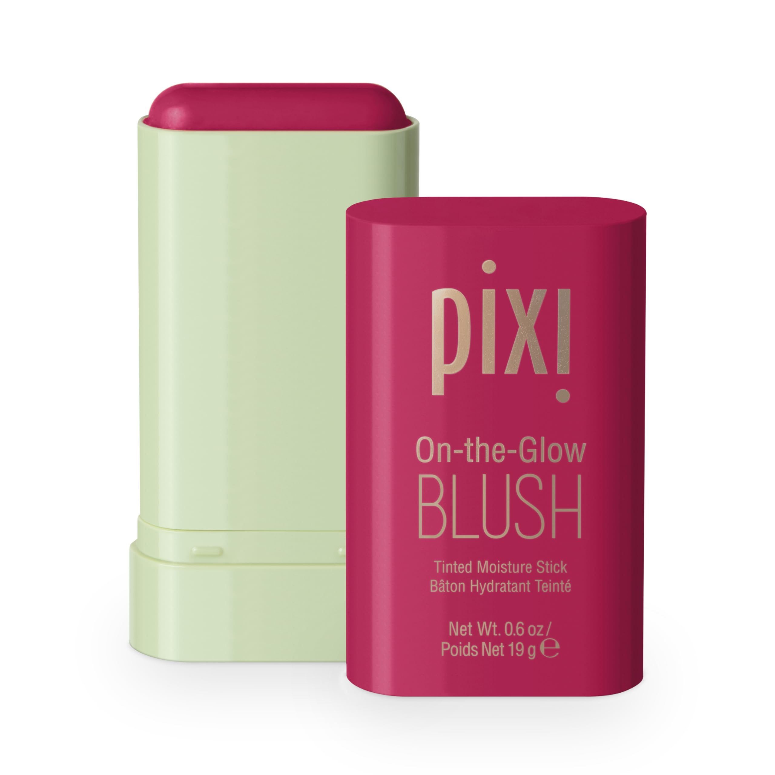 Pixi On-the-Glow Blush - Ruby, Hydrating Tinted Moisture Blush Stick with Ginseng, Aloe Vera & Fr... | Amazon (US)