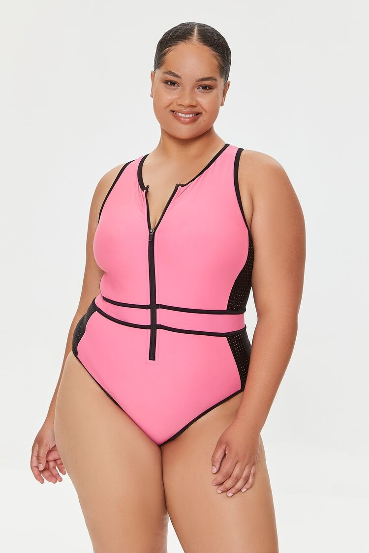 Plus Size One-Piece Swimsuit | Forever 21 (US)