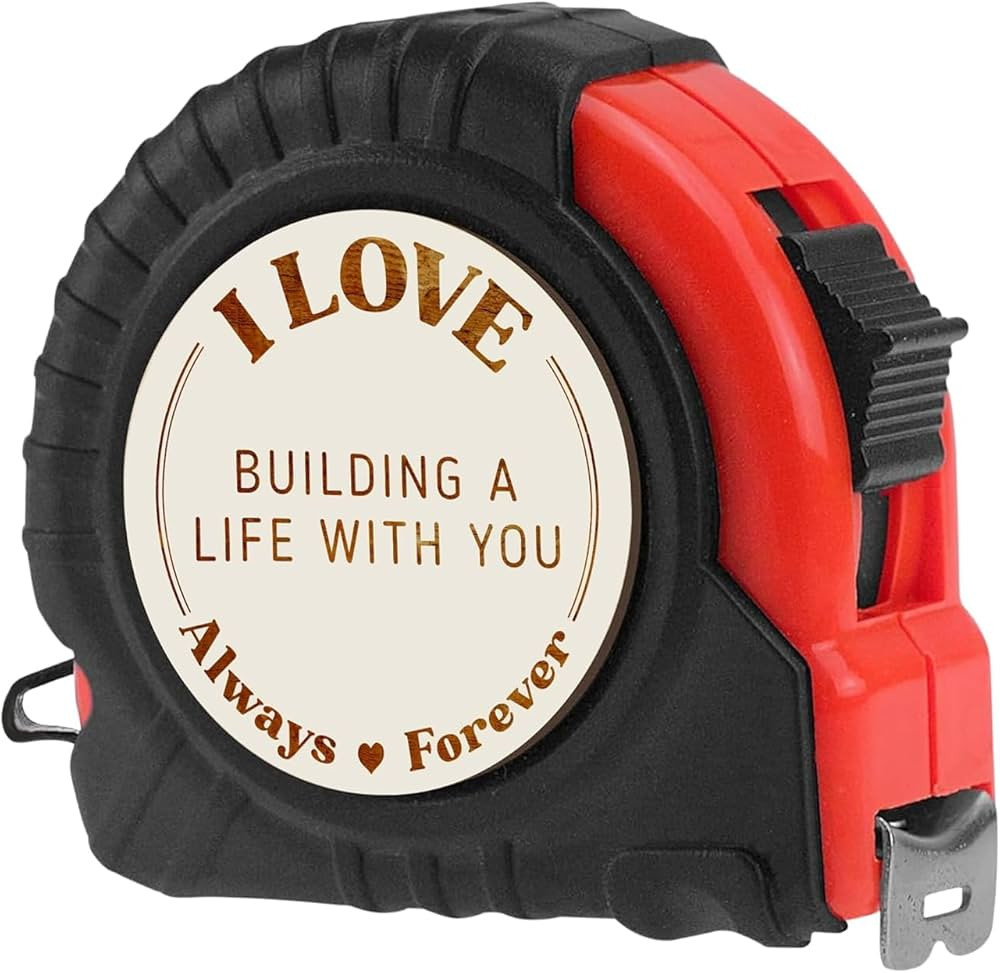 Gossby Gift for Husband, Boyfriend - I Love Building A Life with You Tape Measure - Christmas, Va... | Amazon (US)