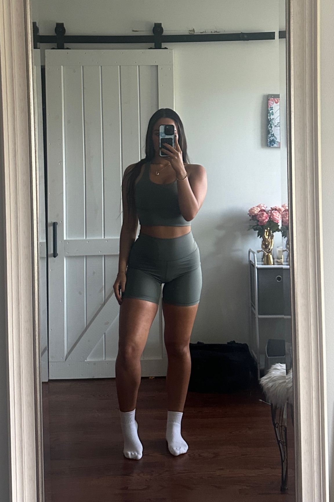 Workout set but make it green 🫶🏽

Sz medium, could size down. 


#LTKStyleTip #LTKFitness #LTKActive