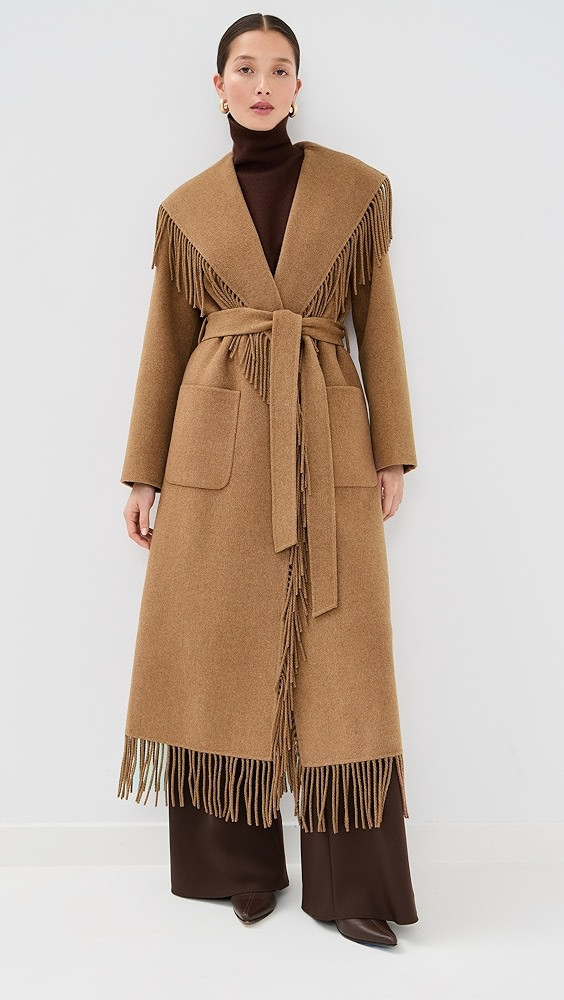 Carrie Fringe Robe Coat | Shopbop