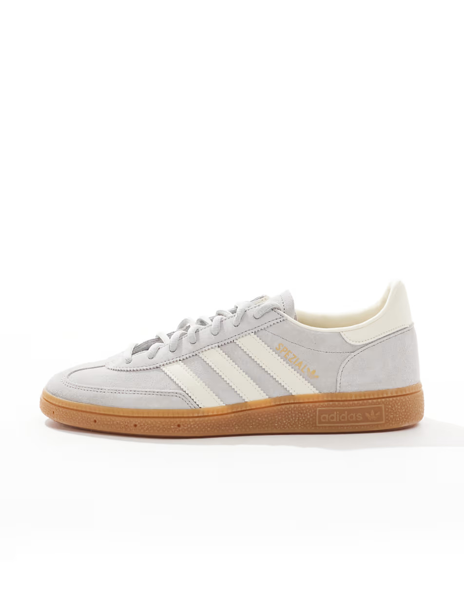 adidas Originals gum sole Handball Spezial trainers in grey | ASOS (Global)