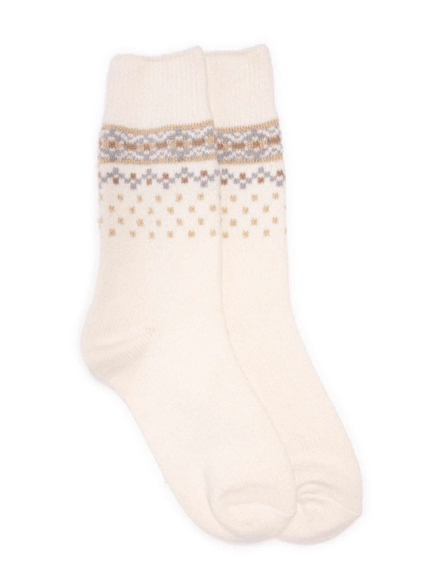 MUK LUKS Women's Microfiber Crew Boot Sock, 1-Pack, Size 6-11 | Walmart (US)