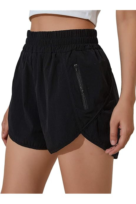 Blooming Jelly Women's High Waisted Running Shorts Quick-Dry Sport Athletic Workout Active Shorts wi | Amazon (US)