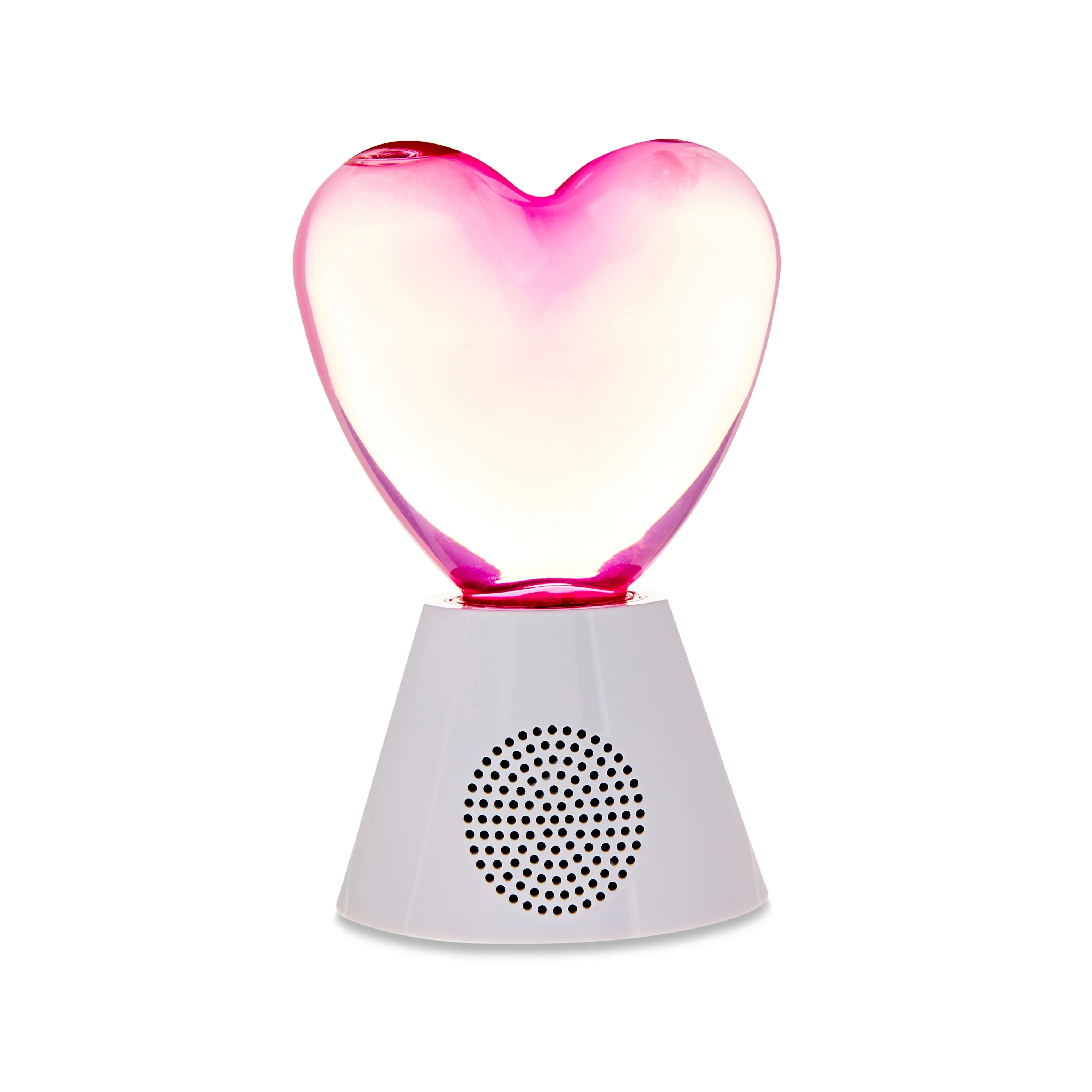 Wireless Bluetooth Portable Speaker and Motion Lamp, Pink Heart Shaped | Walmart (US)