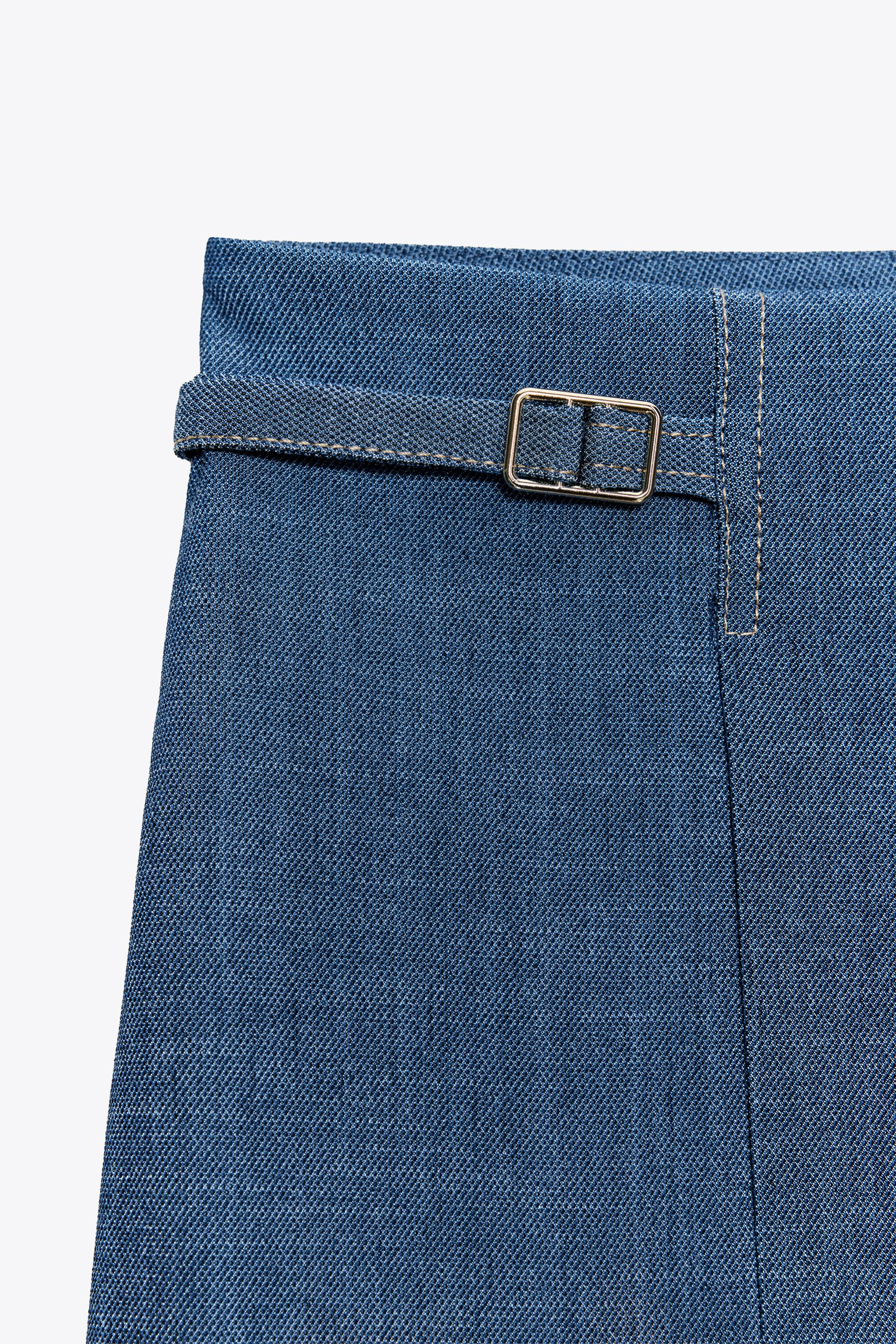 WIDE LEG PANTS WITH LOOPS | Zara US