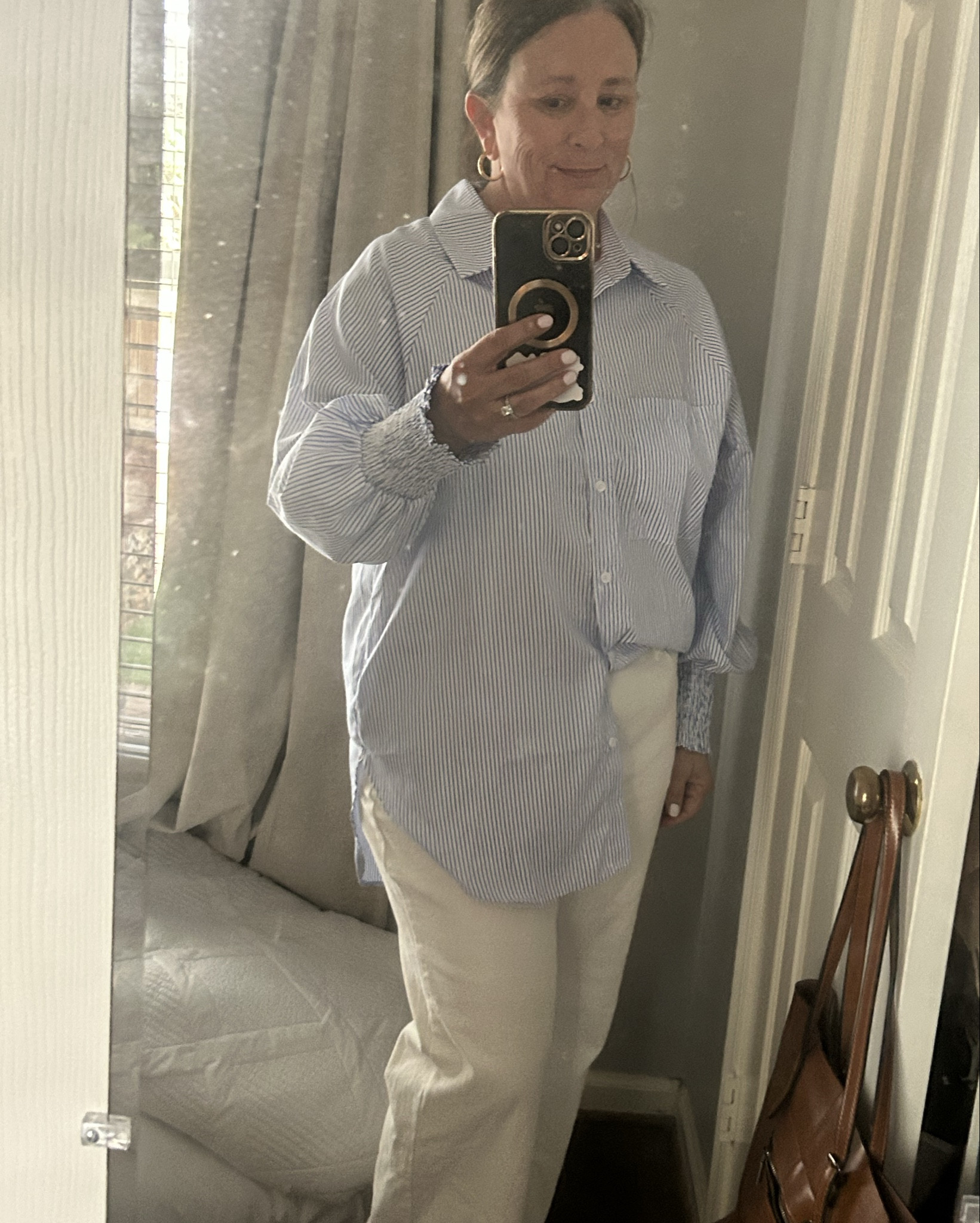 Easter OOTD. I adore this fantastic blouse, and the sleevesHan

#LTKPlusSize #LTKOver40 #LTKMidsize