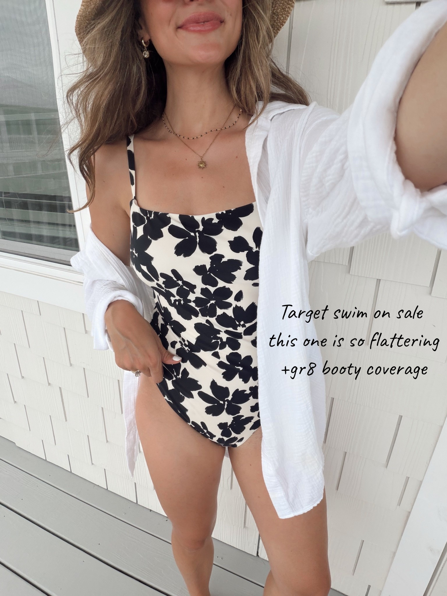 Target one piece swimsuit size S

#LTKootd #LTKSwim #LTKTravel