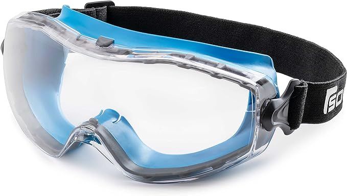 Solid. Safety Goggles that fit Perfectly | Protective Eyewear with Vented Anti-Fog, Anti-Scratch ... | Amazon (US)