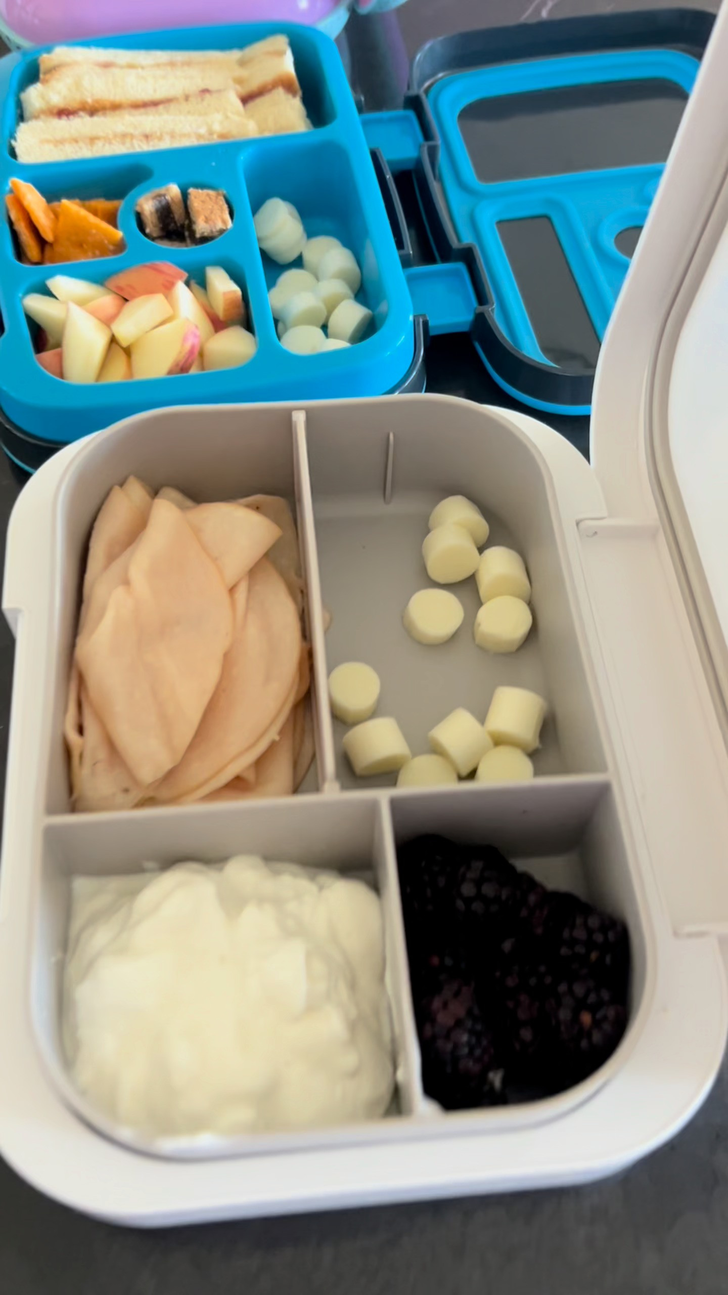 Something that makes our busy days run smoother ✨

When we’re at older kid activities, everyone gets hungry at different times — so I pack lunches ahead for the little kids… and one for me too.

Nothing fancy.
Just predictable food ready when they need it = calmer outings for everyone. 

 #LTKmorningroutine #LTKHome #LTKKids