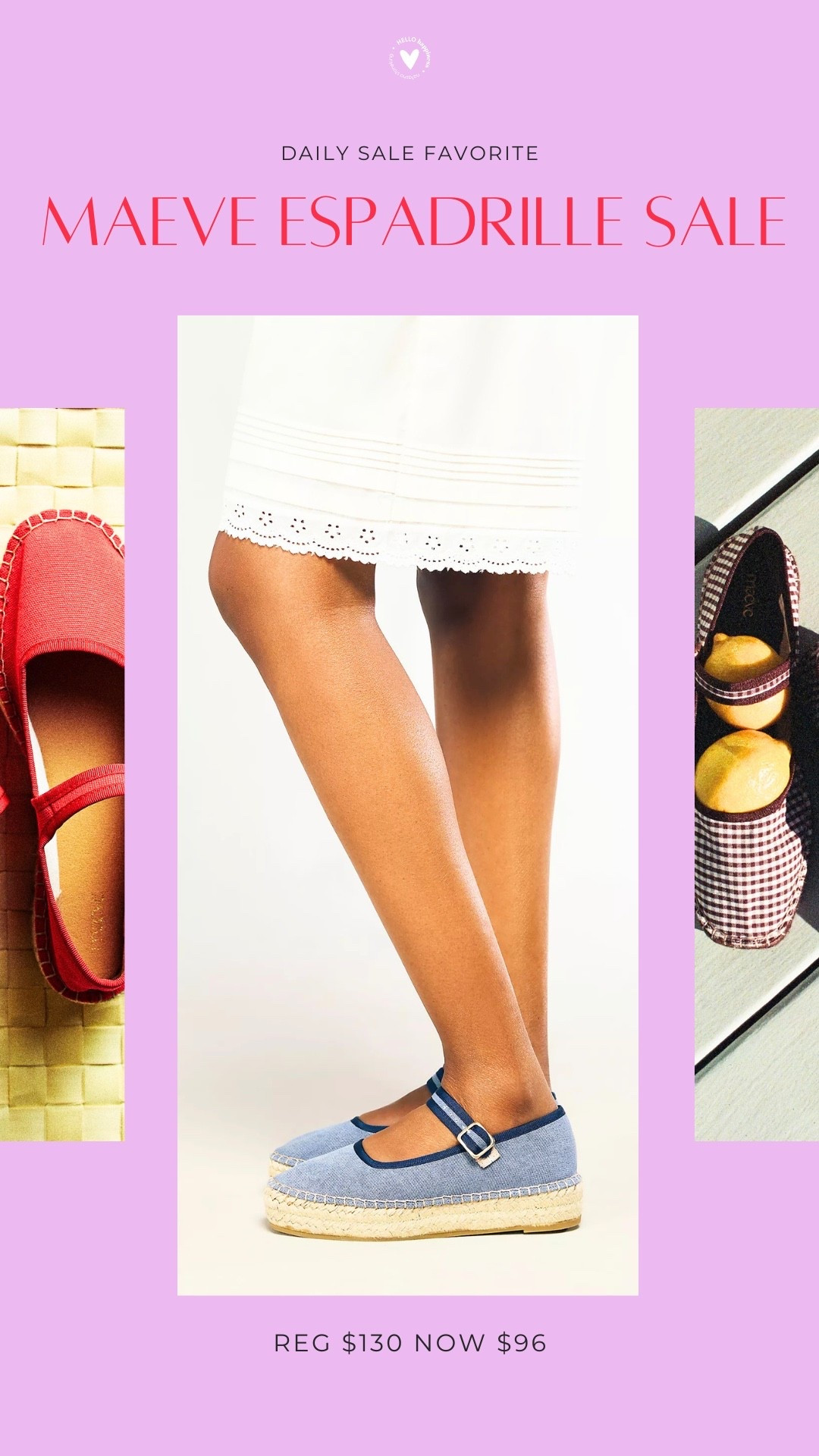 The perfect summer shoe just got even better. These Maeve espadrilles are on sale and ready for all your warm-weather plans! ☀️💕

#LTKootd #LTKSeasonal #LTKSaleAlert