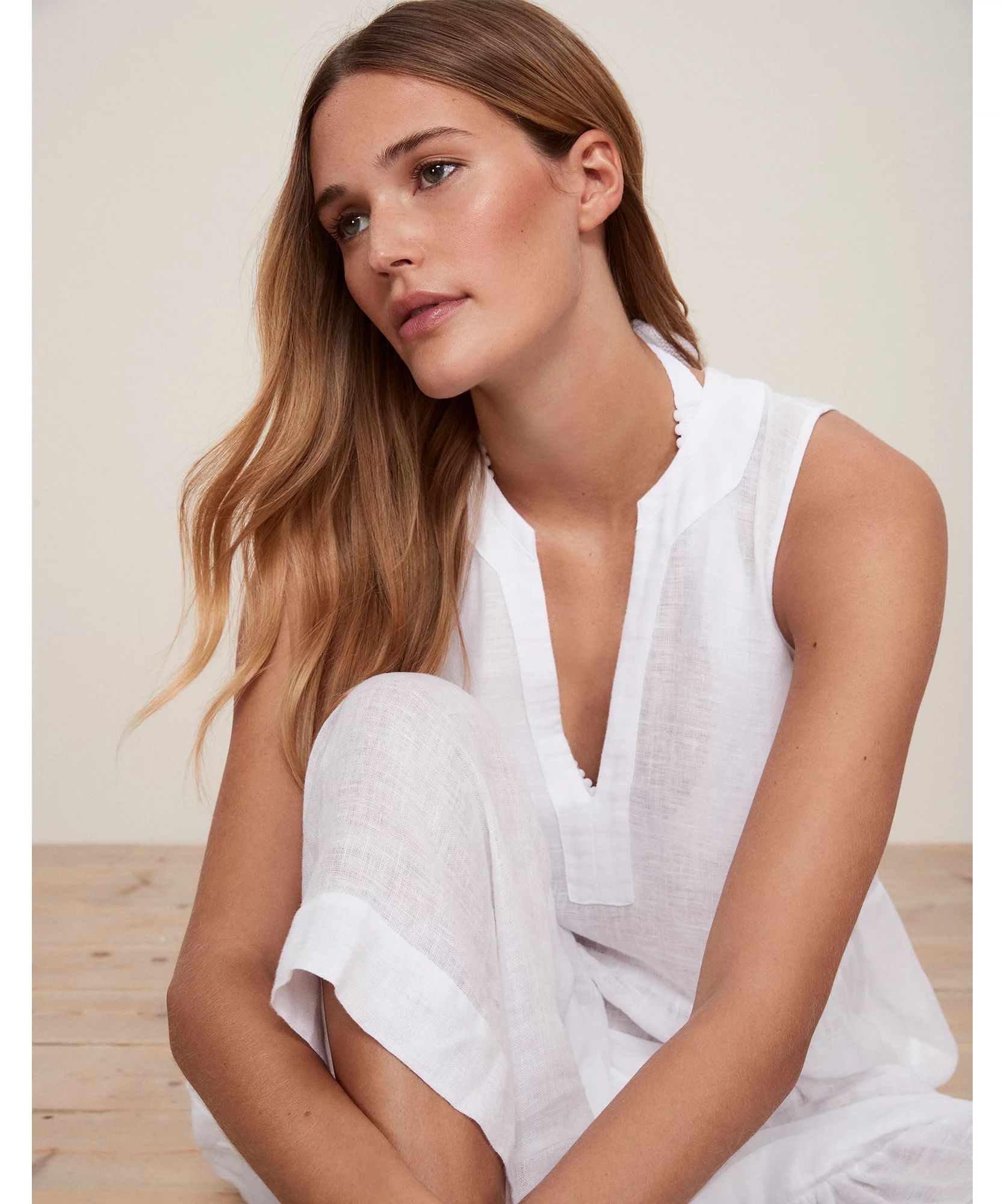 Linen Gauze Tiered Maxi Cover-Up | Clothing Sale | The  White Company | The White Company (UK)