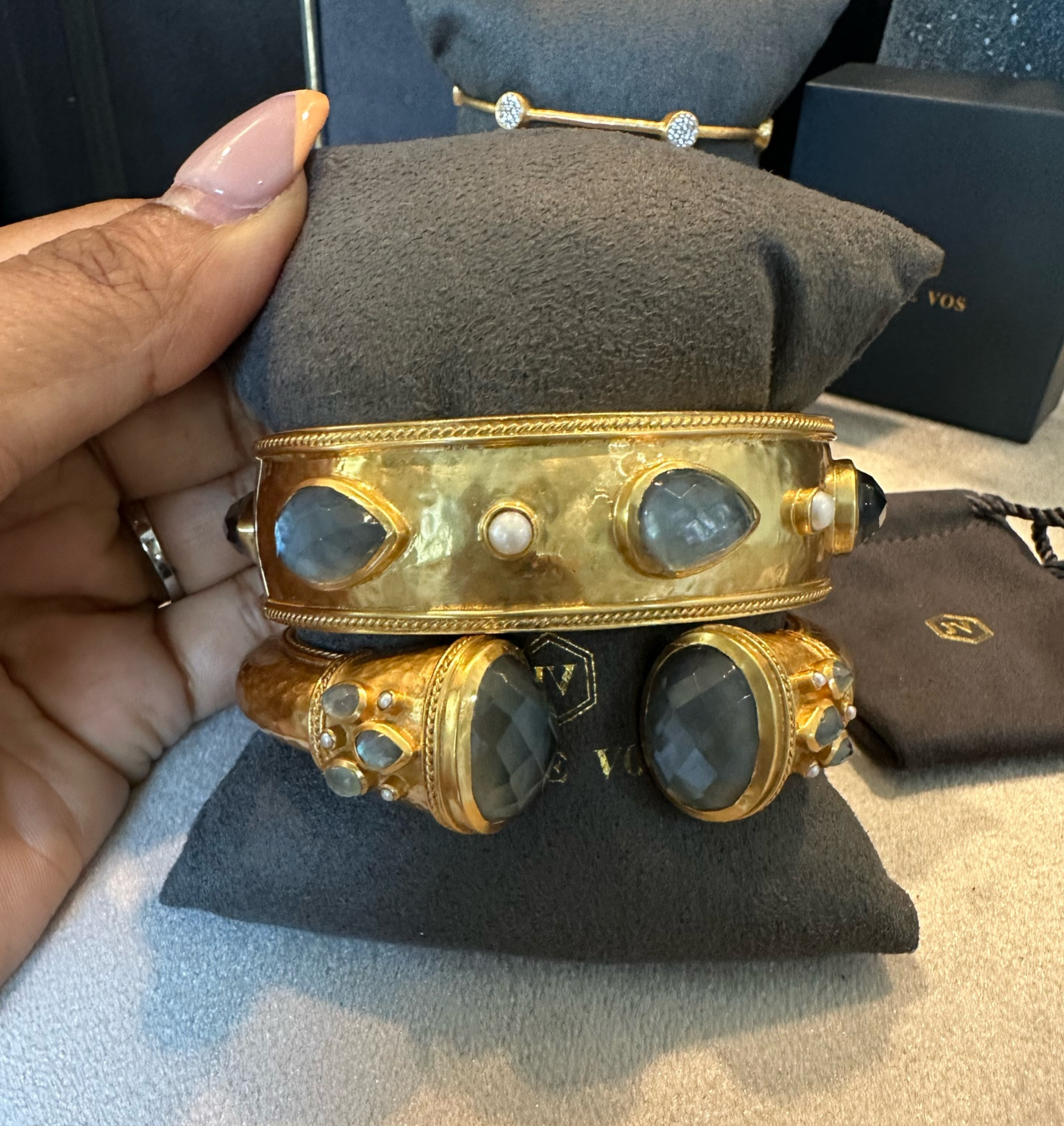 Julie Vos jewelry! Chunky jewelry, bold gun pieces for any occasion. Bracelets, and more  

#LTKFind #LTKworkwear #LTKwedding