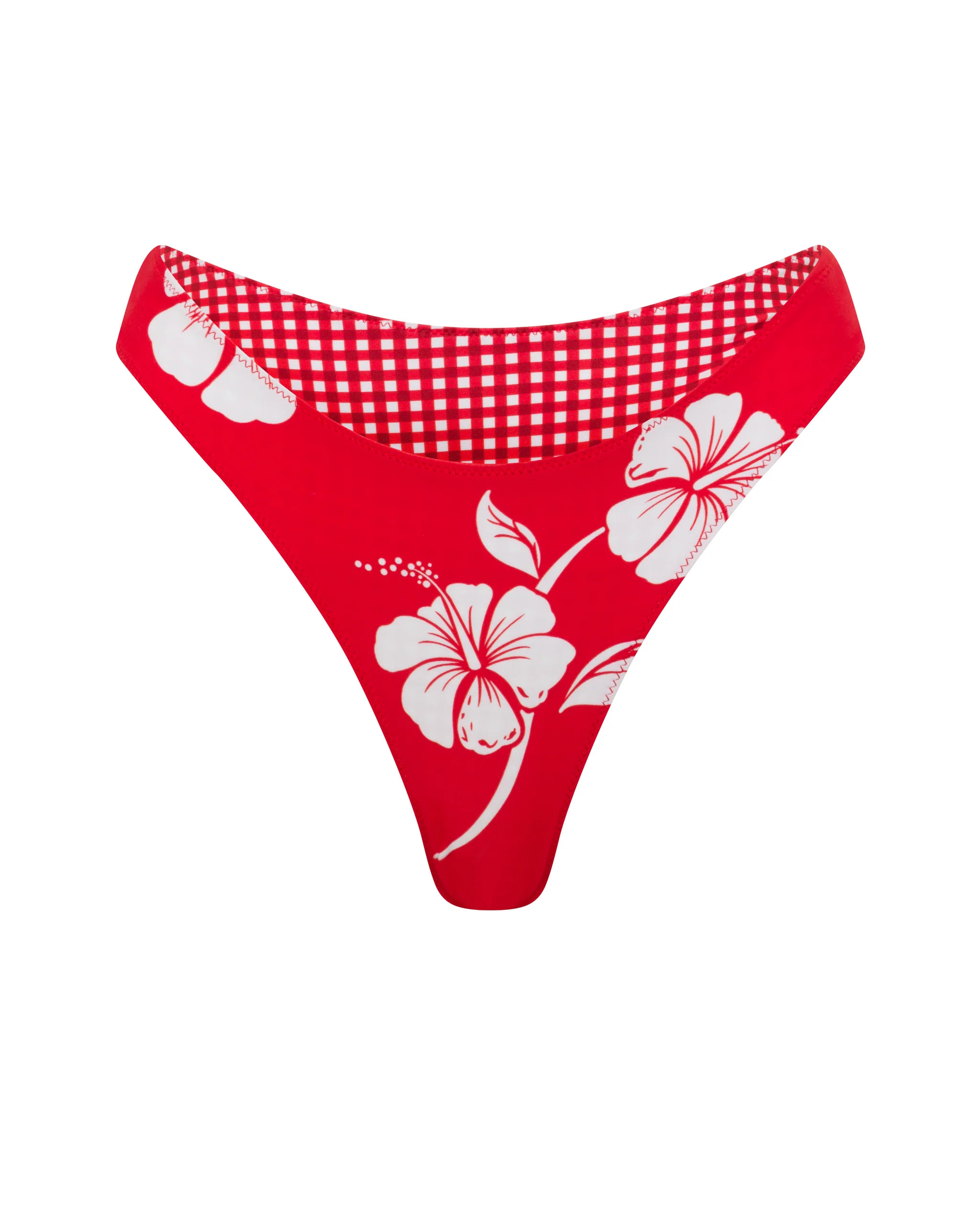 Mila Bottom in Hibiscus Reversible | Leni Swims