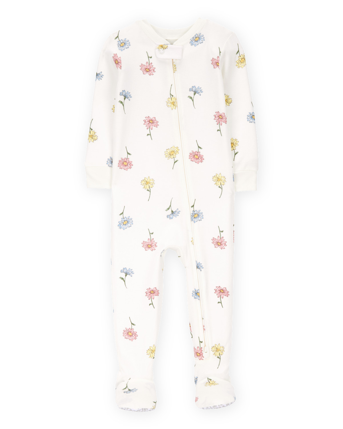 Baby Floral Print PurelySoft Footie 1-Piece Pajamas - Ivory - Carter's | Carter's | Carter's Inc