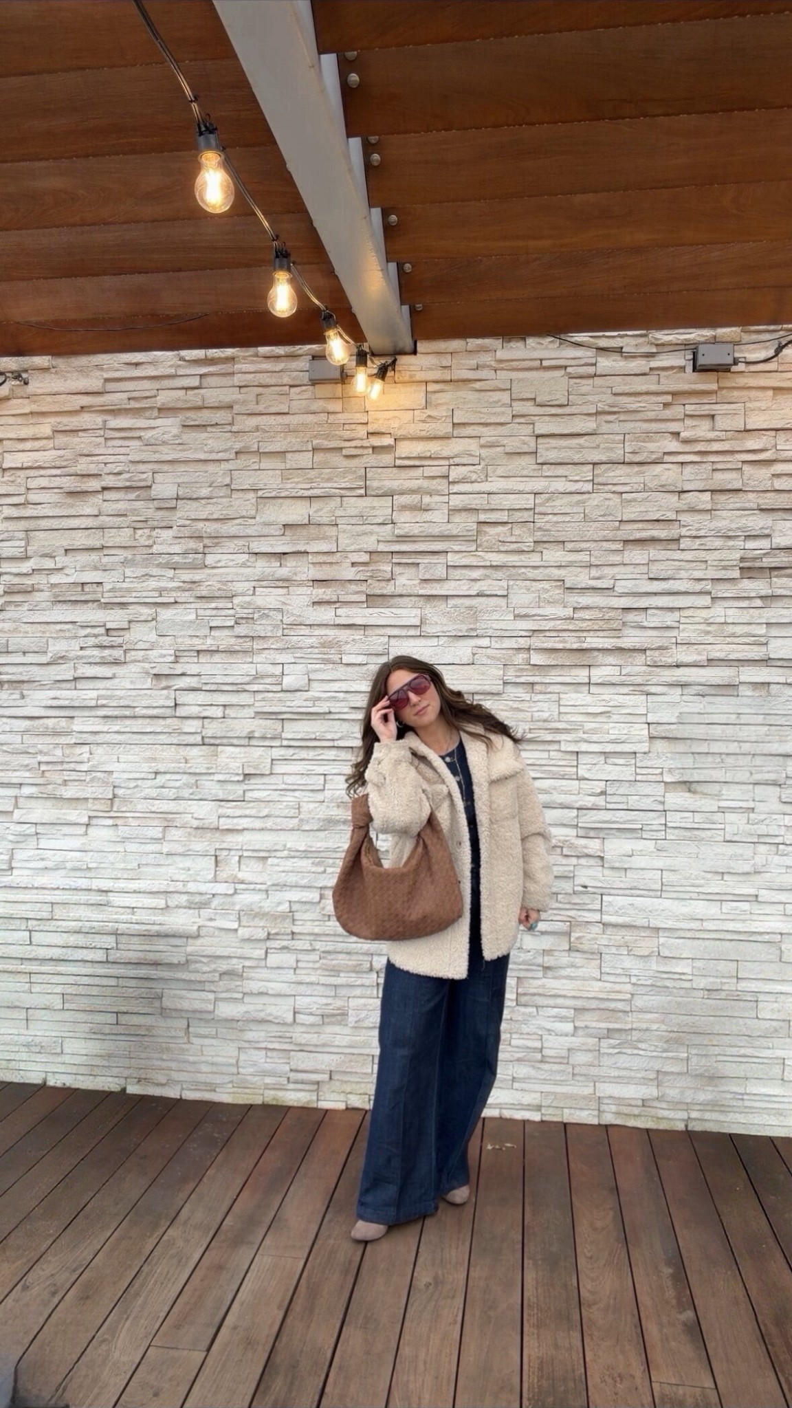 I wish they had this teddy coat in other colors! 

sunnies: amazon 
purse: tjmaxx 
coat: 12th tribe
denim set: Bella+rein

#LTKMidsize