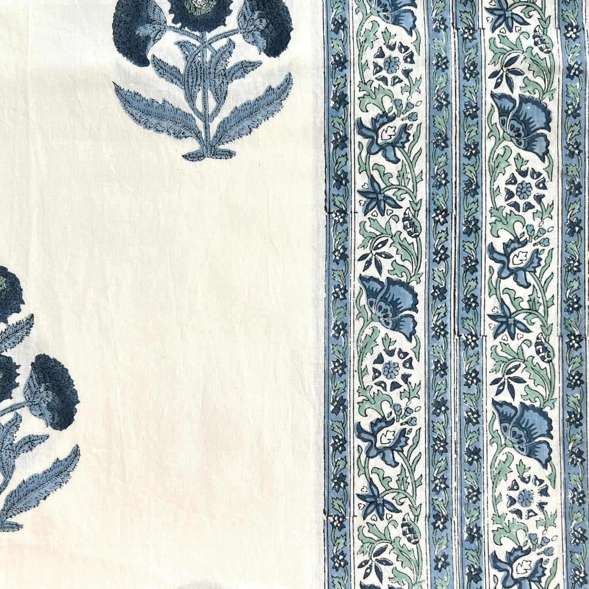 Boota Blue Tablecloth (8-10 Seater) | Sea Marie Designs