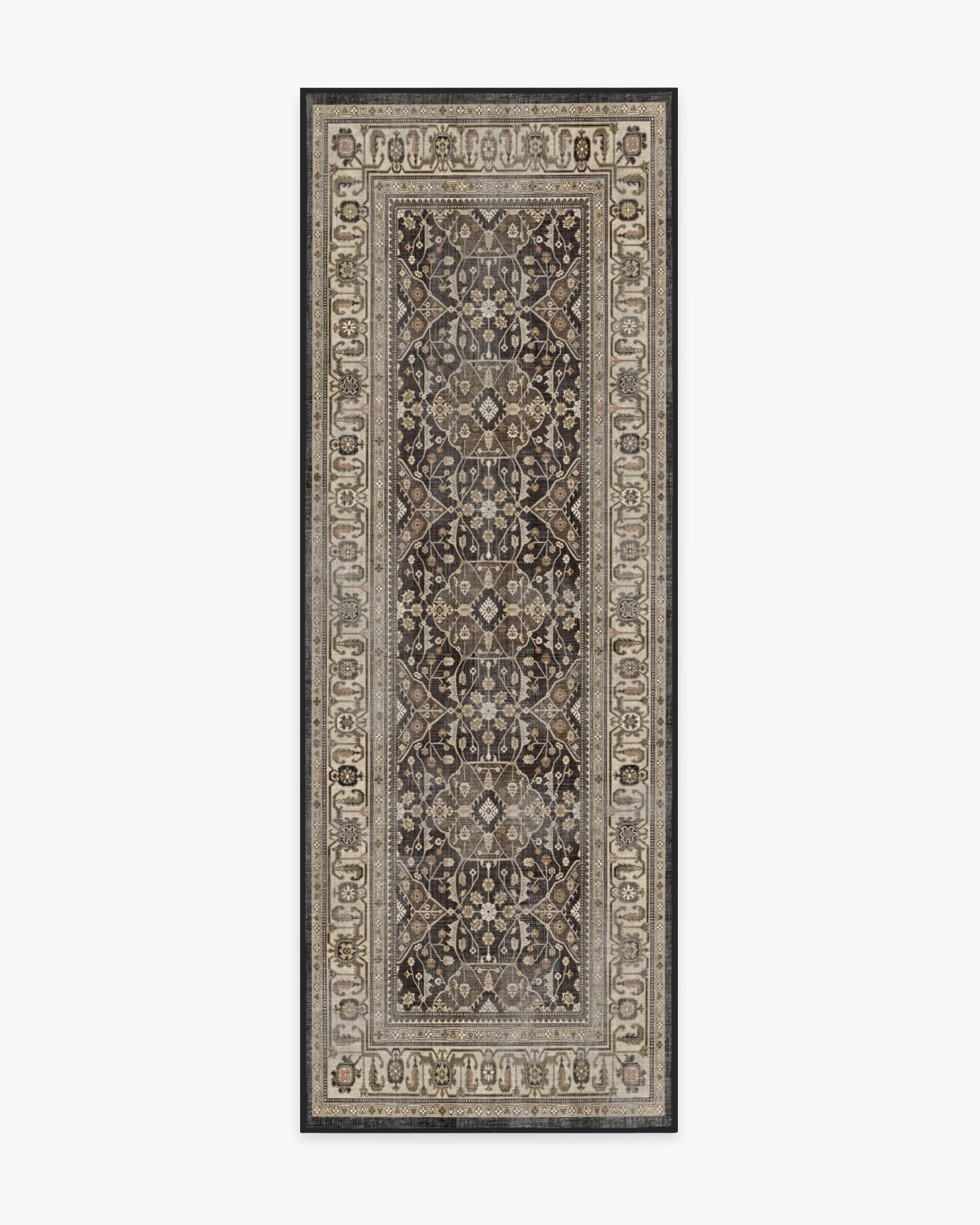 Alessia Dark Wood Tufted Rug | Ruggable