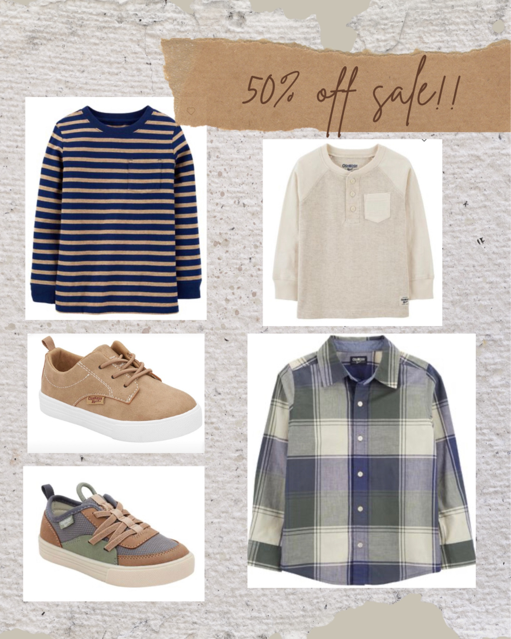 Great pieces for fall! Would be perfect for fall family photos! All 50% off this weekend! 

#LTKunder50 #LTKSale #LTKkids