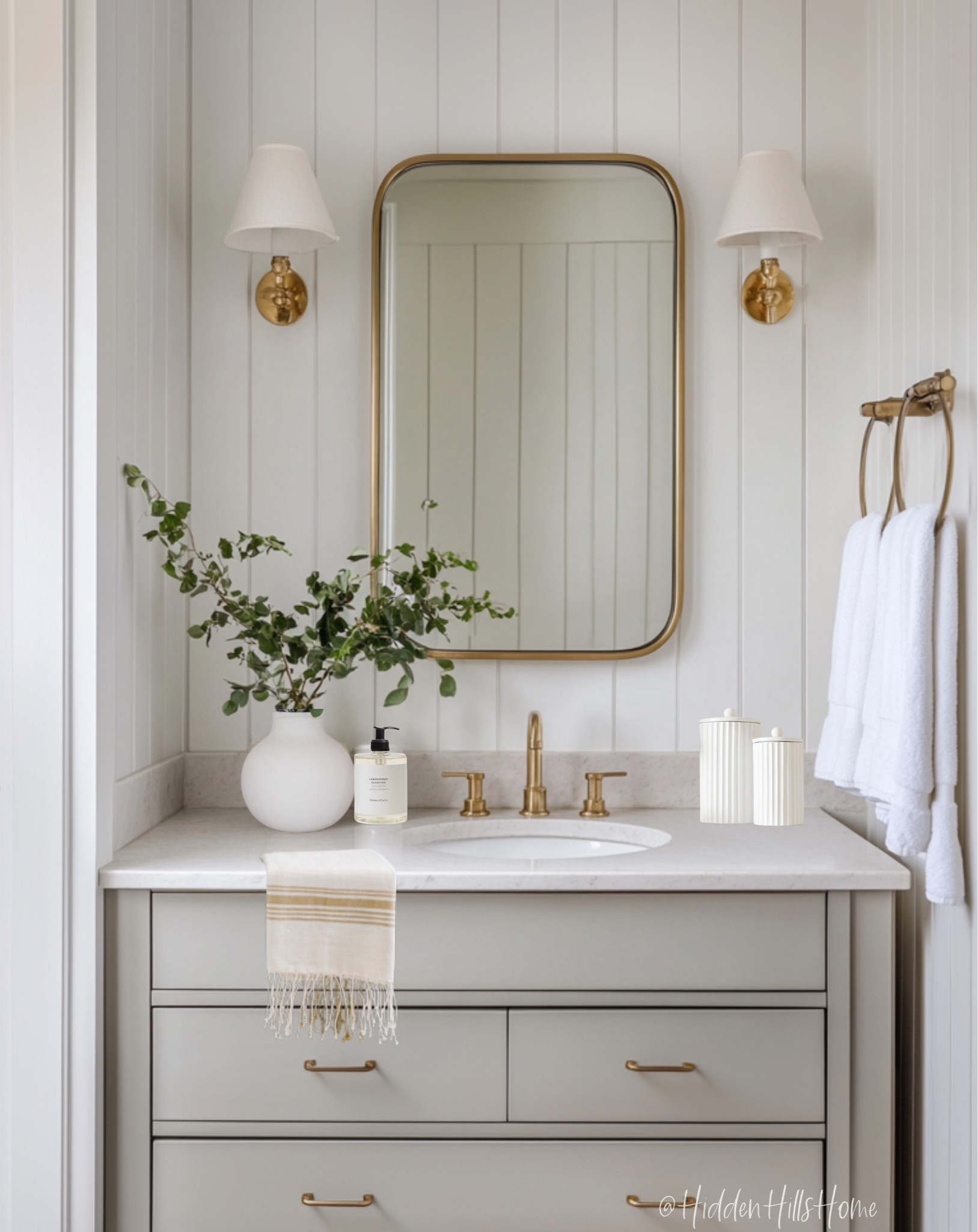 Neutral bathroom design, bathroom decor ideas, bathroom refresh, powder bath accessories #bathroomm

#LTKStyleTip #LTKSaleAlert #LTKHome