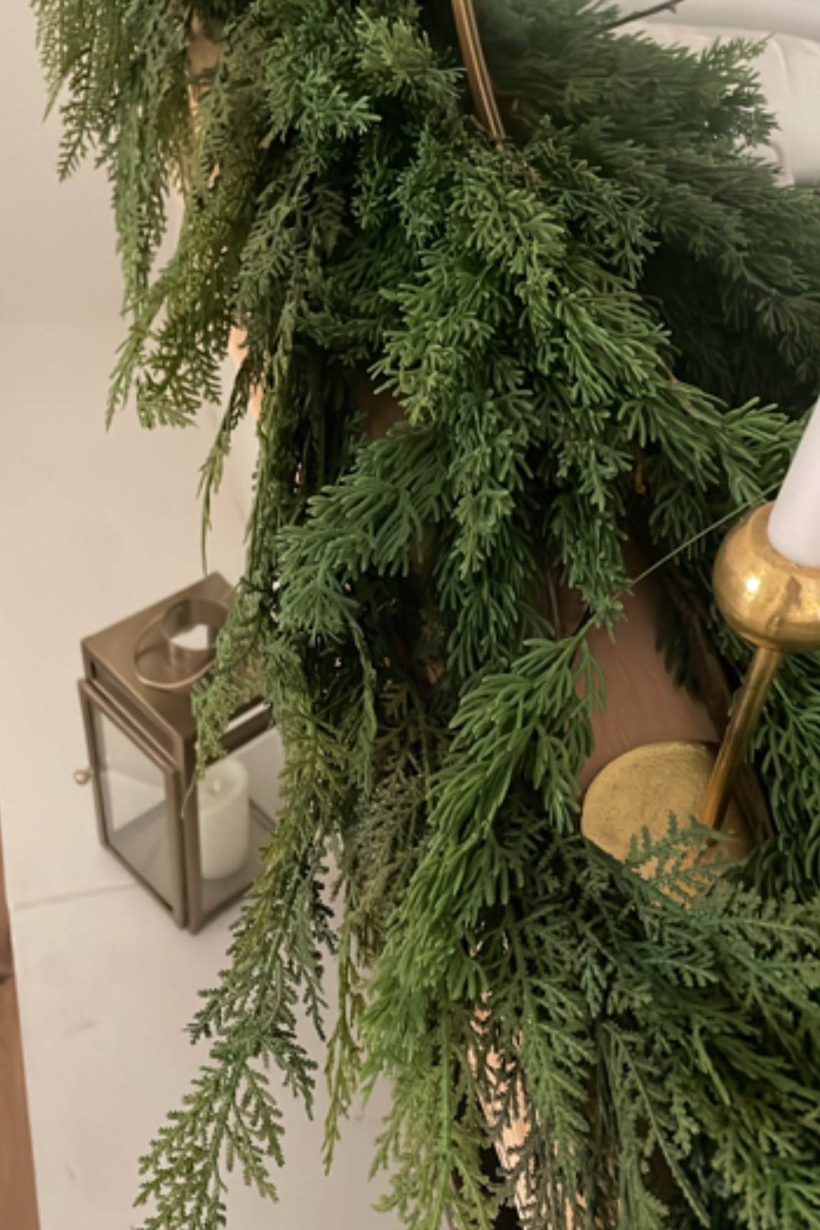 Garland. Super realistic garland. 9 ft cedar garland 

#LTKHoliday #LTKhome #LTKSeasonal