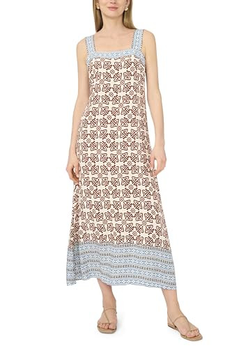 Vince Camuto Smocked Back Sleeveless Maxi Dress Rust | Amazon (US)