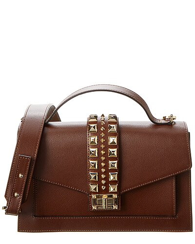 Valentino by Mario Valentino Adrienne Palmellato Leather Shoulder Bag | Gilt