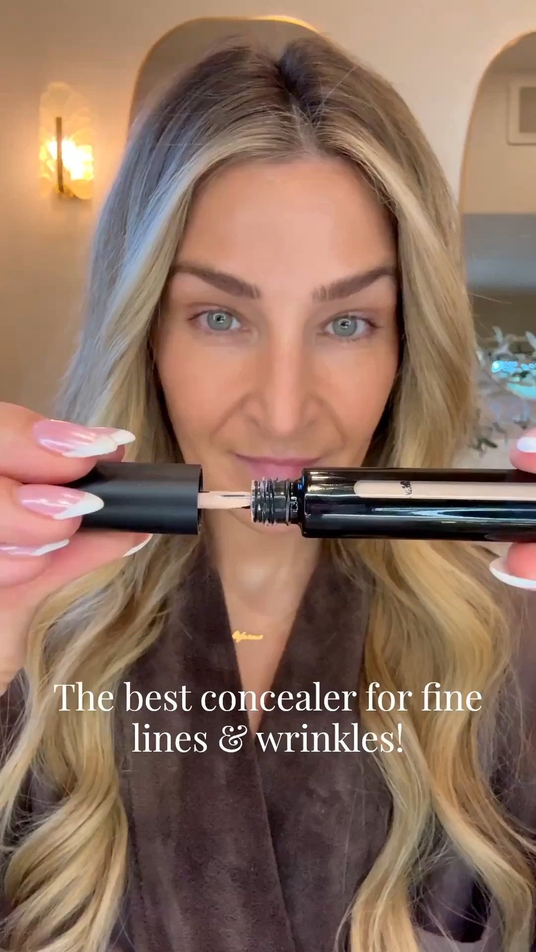 My holy grail concealer! So good if you have fine lines and wrinkles. This does not end up looking valet at the end of the day even when you set it! You have to get the brush with it, it’s the best!!

#LTKvlog #LTKgrwm #LTKBeauty