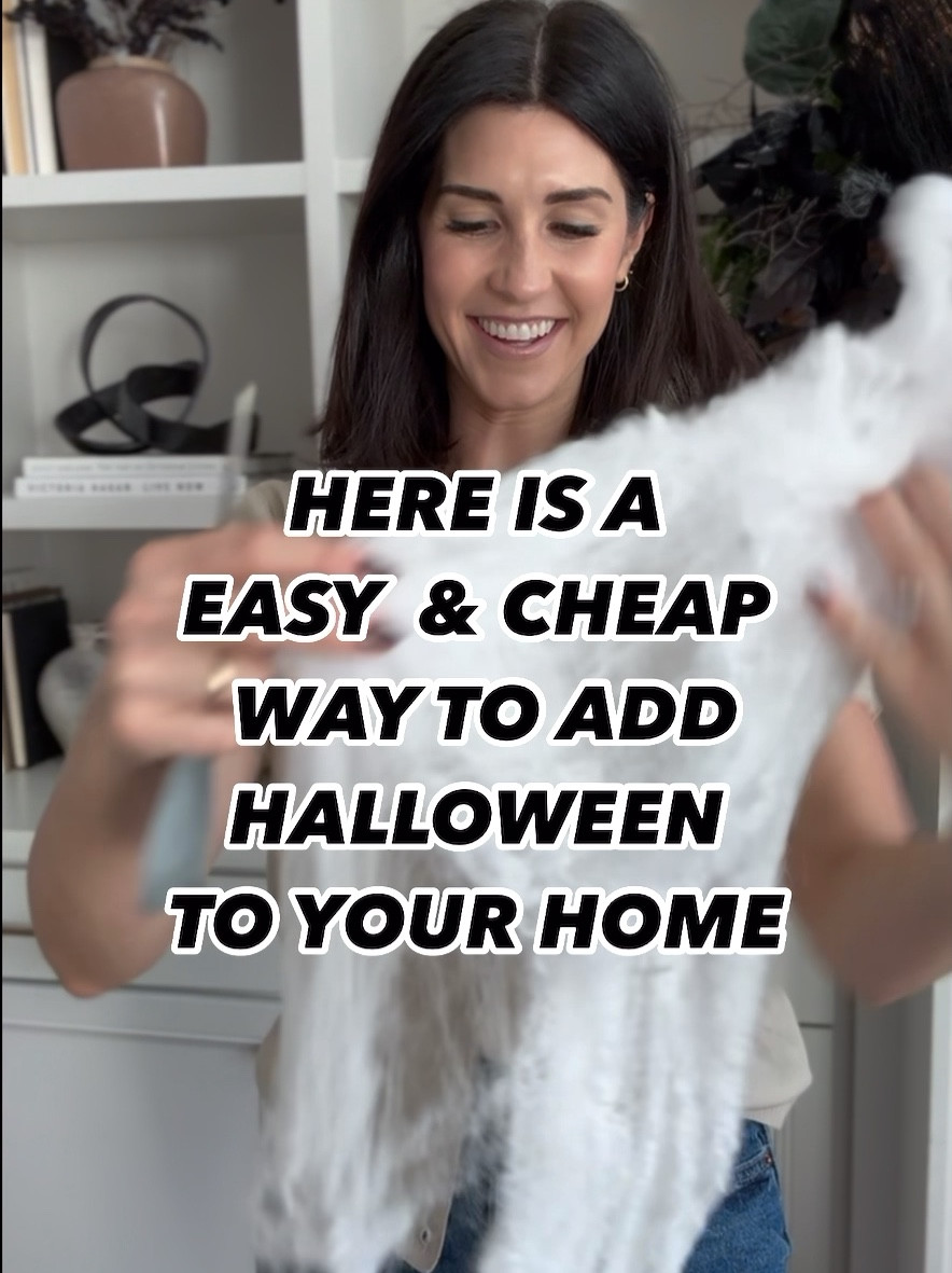 Here is an easy cheap way to add a Halloween flare to your home 🕸️ ⁣
⁣
It’s as easy as cheap spider webs! Even if you don’t have Halloween decor up, simply adding some webs on top of your everyday decor will instantly add some Halloween magic. ⁣
⁣
#dehartdesigns #halloweendecor #halloweenstyling #halloweenwebs #spiderwebs #halloweenstyling 

#LTKHoliday #LTKSeasonal #LTKHalloween