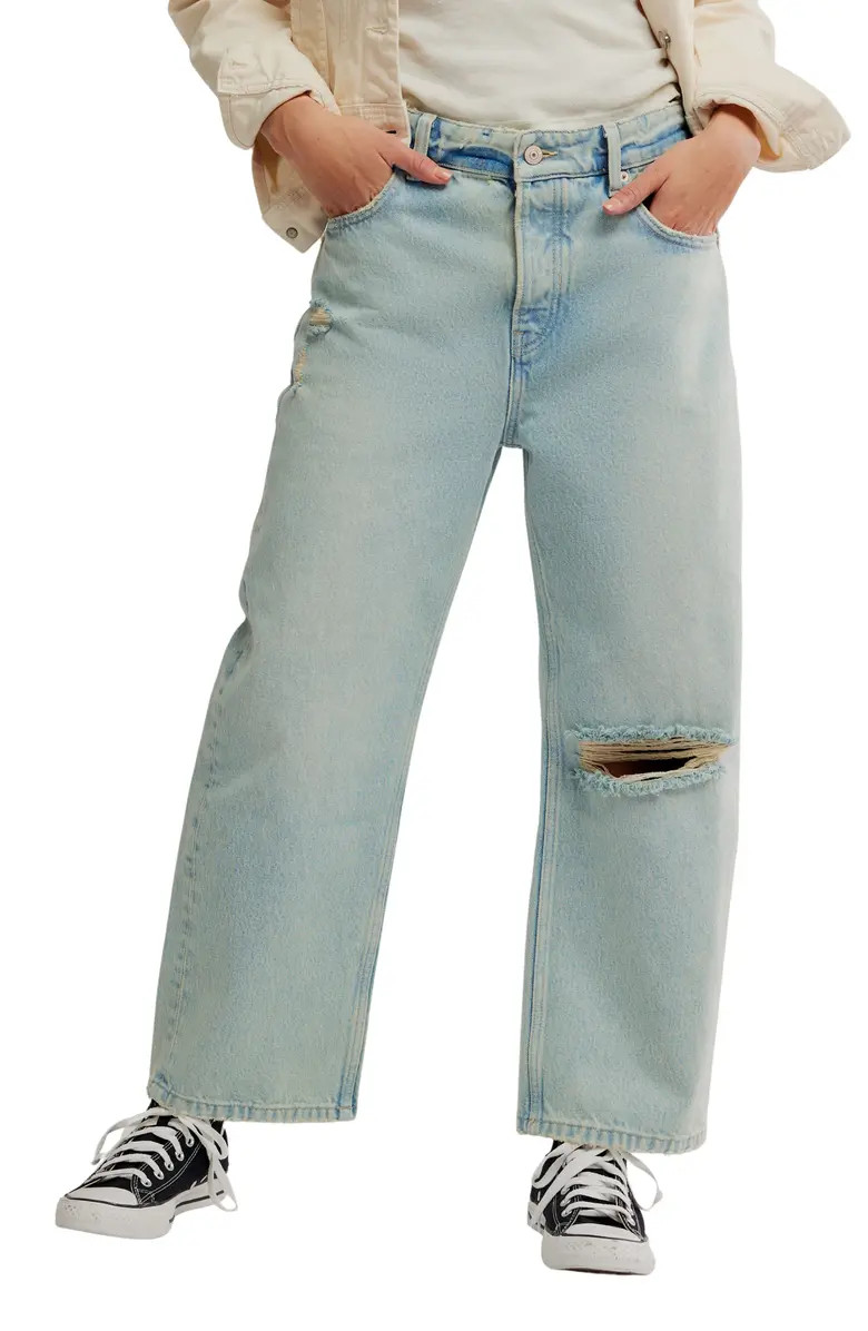 Deep Trance Low Rise Barrel Leg Jeans | Nordstrom