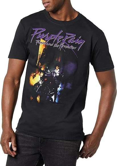 Prince Official Purple Rain Live Black T-Shirt | Amazon (US)
