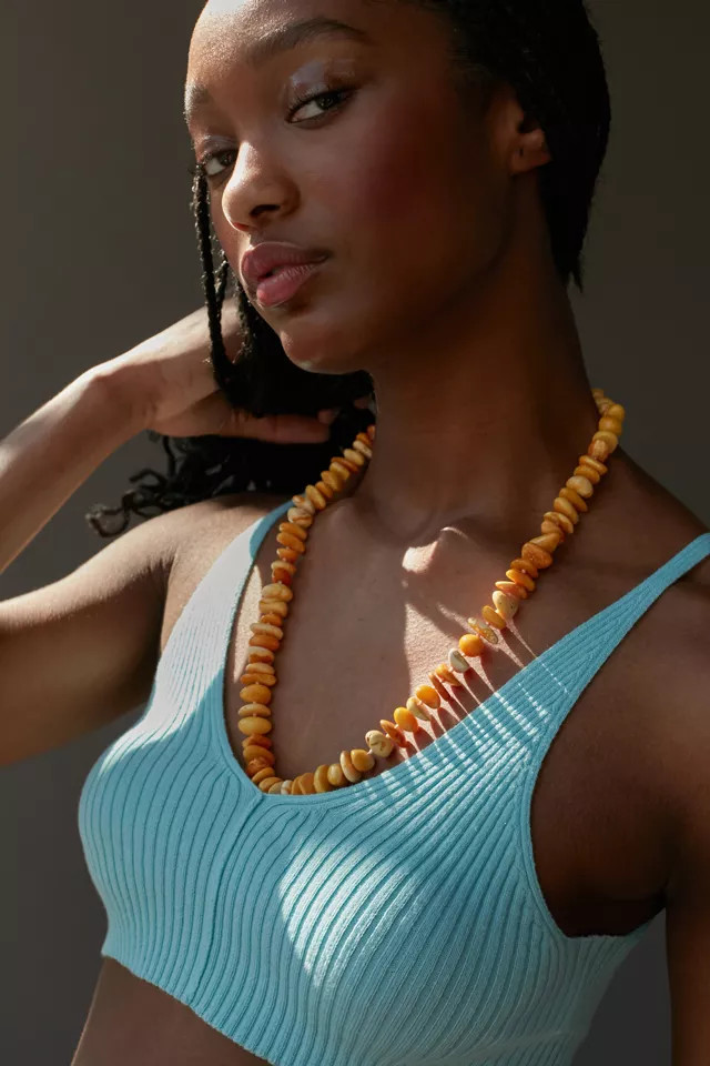 UO Lia Ribbed Sweater Tank Top | Urban Outfitters (US and RoW)