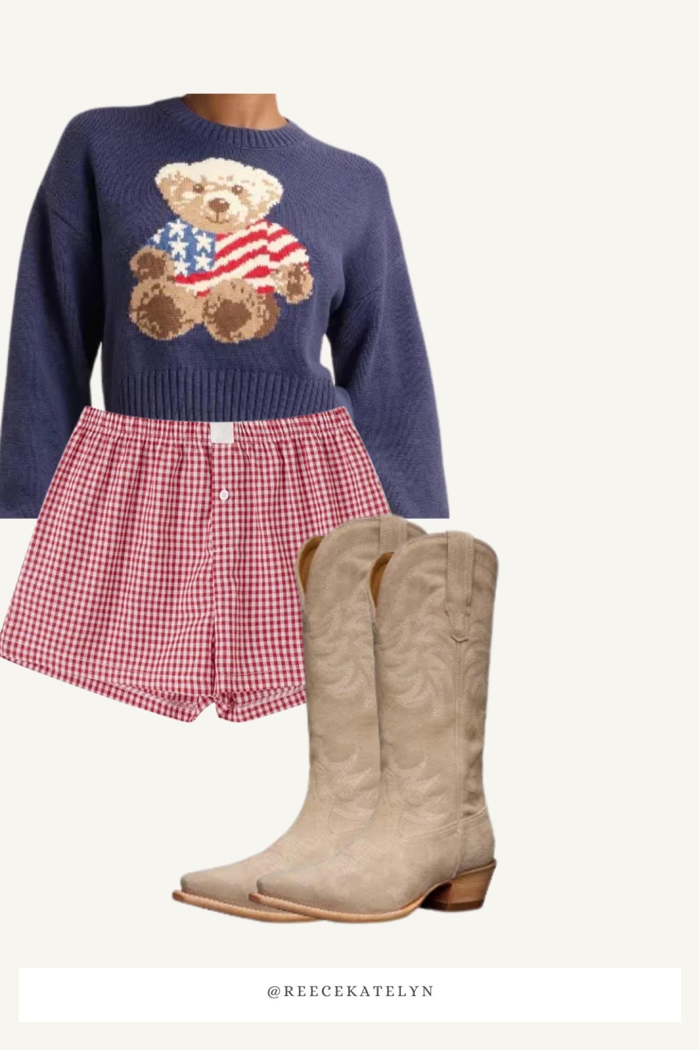 Memorial Day : 4th of July women’s outfit 