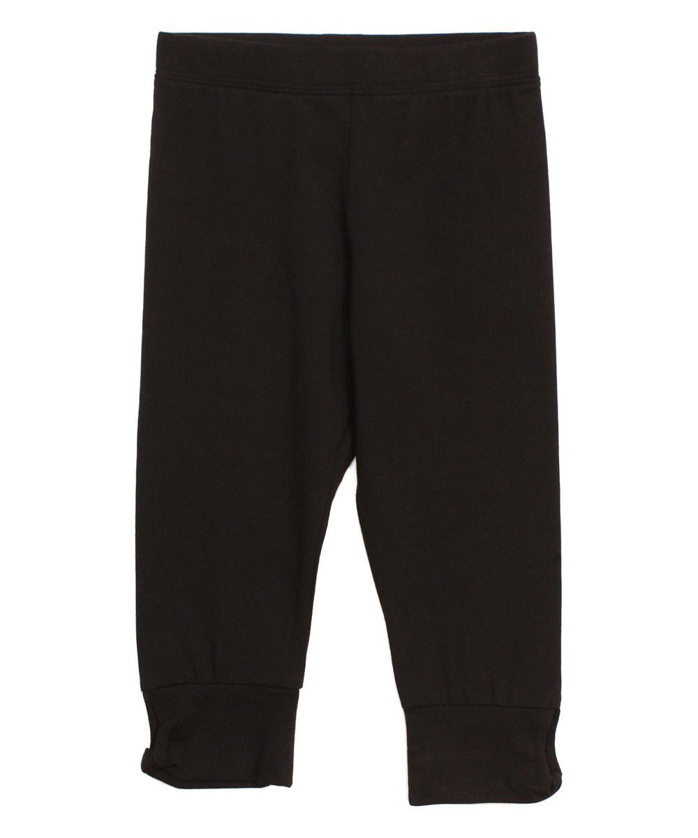 CR Kids Girls' Leggings BLACK - Black Capri Leggings - Girls | Zulily