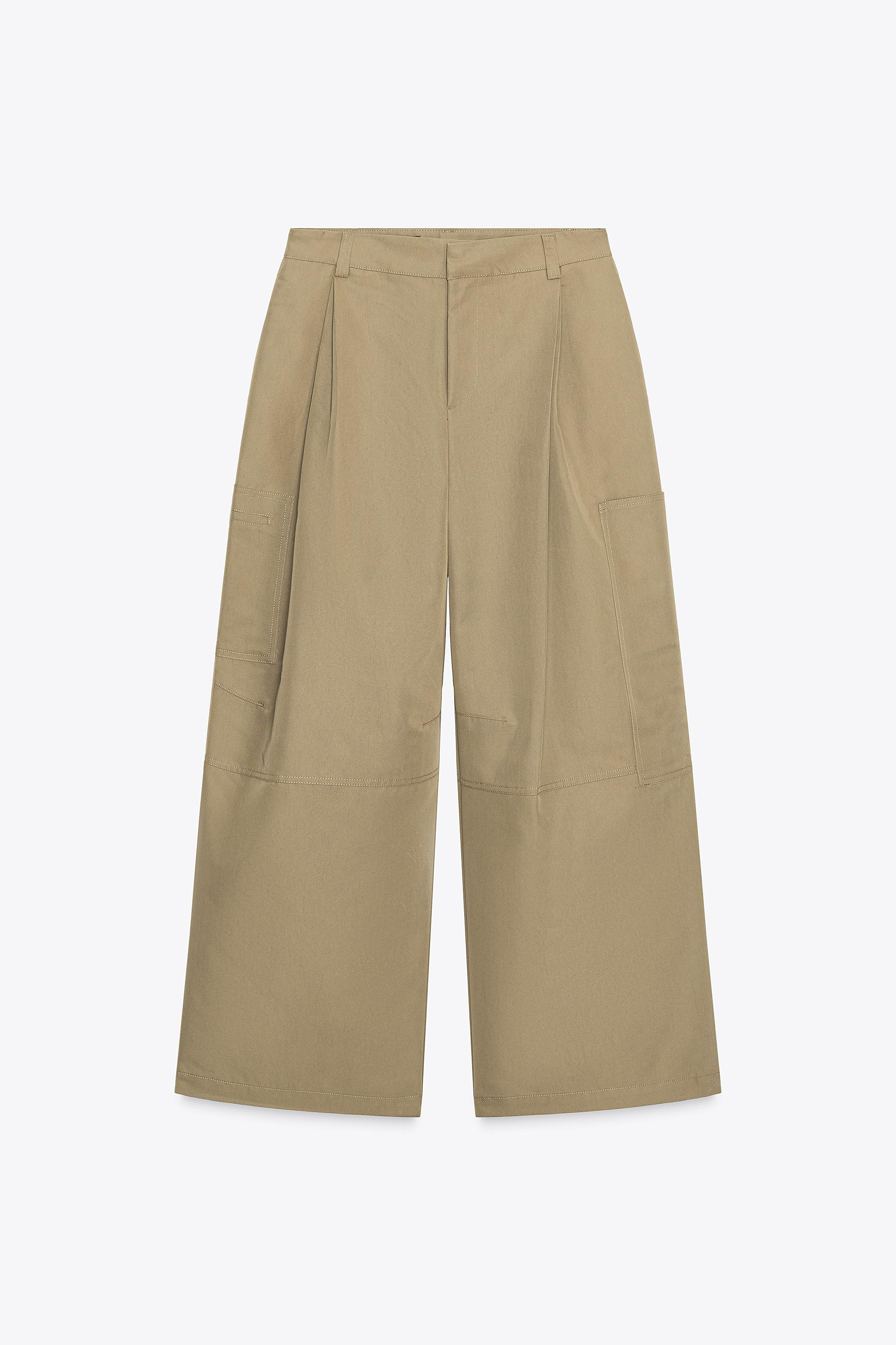 PLEATED CARGO PANTS | Zara US