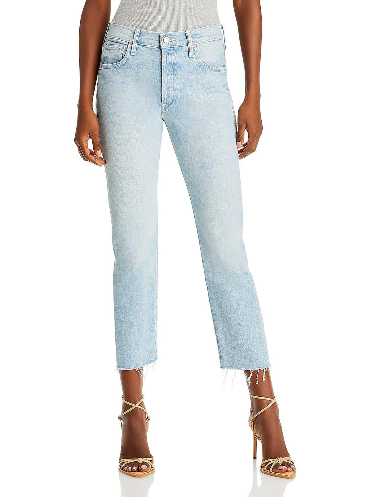 Womens Denim Raw Hem Ankle Jeans | Shop Simon
