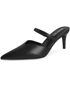 Modatope Close Toe Heels for Women Pointed Toe High Heels Pumps Womens Heeled Mules | Amazon (US)