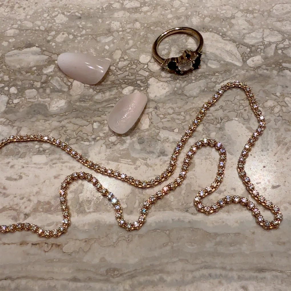 ✨ 

Tennis Necklace | Diamond Necklace | Tennis Bracelet | Catbird Tennis Necklace | Petite Tennis Necklace | Diamond Ring | Emerald Ring | Press On Nails | Olive and June Press On Nails | 

#LTKWedding #LTKStyleTip #LTKBeauty