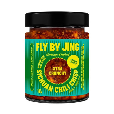 Fly By Jing Xtra Crunchy Sichuan Chili Crisp Vegan Extra Crunchy Hot Sauce - 6oz | Target