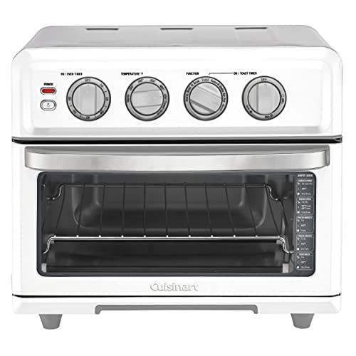 Cuisinart Air Fryer Toaster Oven with Grill, 1800W 8-1 Air Fryer Oven with Bake, Convection Bake, Grill, Broil and Warm Options, Large Capacity, 60-Minute Timer, TOA-70W, White | Amazon (US)