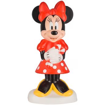 Disney Minnie Mouse 23.43-in Mouse Door Decoration with White LED Lights | Lowe's