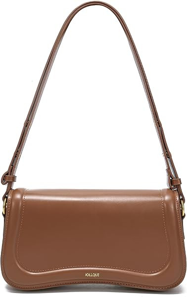 JOLLQUE Crescent Shoulder Bag for Women,Small Leather Strap Dumpling Handbag Purse,Unique Trendy ... | Amazon (UK)