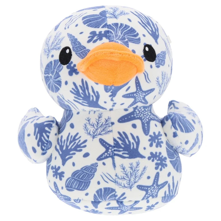 Small Ocean Duck Plush, Blue and White, Summer by Way To Celebrate | Walmart (US)