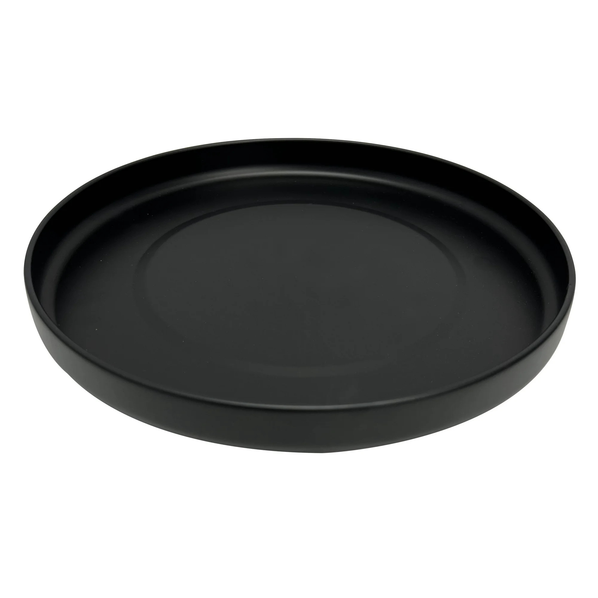 Better Homes & Garden Metal Black Saucer 8in | Walmart (US)
