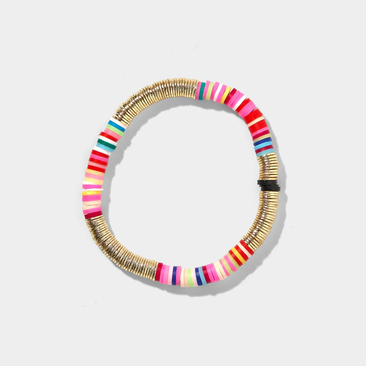 Bright Rainbow Vinyl Bracelet 6mm | Allie + Bess